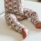 Vintage Santa Bamboo Christmas Pajamas - Zippy