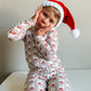Vintage Santa Bamboo Christmas Pajamas - 2pc Set