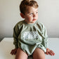 Big Brother Checkered Sweatshirt Romper