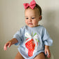 Coquette Strawberry Graphic Tee or Bubble Romper