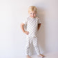 Bamboo Two Piece Lounge Set | Checkerboard