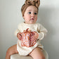 Floral Pumpkin Crewneck Sweatshirt or Sweatshirt Romper