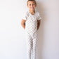 Bamboo Two Piece Lounge Set | Checkerboard