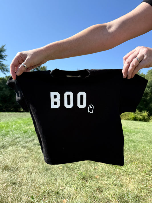 BOO Ghost Oversized Tee or T-Shirt Romper
