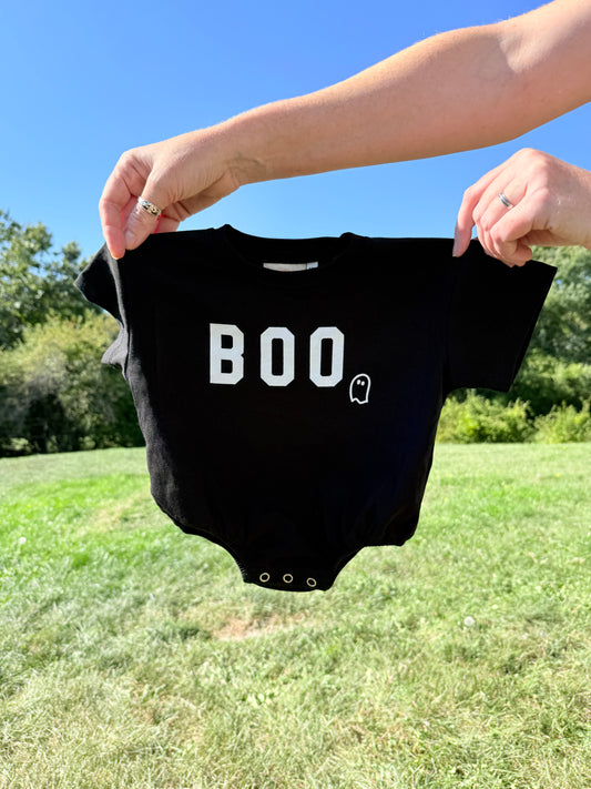 BOO Ghost Oversized Tee or T-Shirt Romper