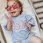 USA Daisy Oversized T-Shirt Romper