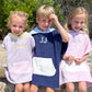 Strandponcho mit individueller Stickerei und Waffelmuster