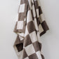 Plush Blanket | Mushroom Checkerboard