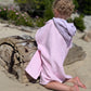 Strandponcho mit individueller Stickerei und Waffelmuster
