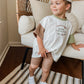 Blank Colorblock Tee and Biker Shorts Set