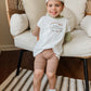 Blank Colorblock Tee and Biker Shorts Set