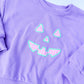 Pastel Gingham Jack-o-Lantern Crewneck Sweatshirt or Romper