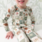 Harvest Hedgehogs Bamboo Zippy Pajamas