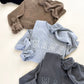 Mama Varsity Embroidered Crewneck Sweatshirt - Neutrals