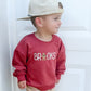 Custom Embroidered Gingerbread Christmas Sweatshirt or Romper