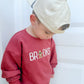 Custom Embroidered Gingerbread Christmas Sweatshirt or Romper
