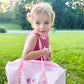 Custom Embroidered Seersucker Toddler Duffle Bag - Purple