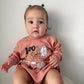 Baby Girls Halloween Sweatshirt Romper