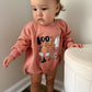 Baby Girls Halloween Sweatshirt Romper