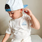 Custom Embroidered Sailboat Monogram Organic Cotton Shorts Set