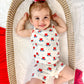 Red White & Blue Tulip Ribbed Bamboo 2pc Tank Set
