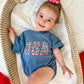 USA Daisy Oversized T-Shirt Romper