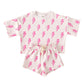 Shorts Set | Pink Bolts