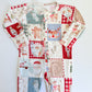 Christmas Patchwork Bamboo Pajamas - Zippy