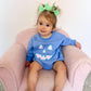 Pastel Gingham Jack O'Lantern Crewneck Sweatshirt or Romper