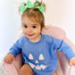 Pastel Gingham Jack O'Lantern Crewneck Sweatshirt or Romper