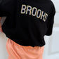 Custom Embroidered Black Oversized Tee or T-Shirt Romper - Neon Lettering