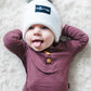 HENLEY LONG SLEEVE- Black Cherry
