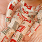 Christmas Patchwork Bamboo Christmas Pajamas - 2pc Set