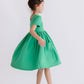 Kelly Green S/S Pocket Twirl Dress