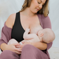 French Terry Racerback Nursing & Sleep Bra | Black
