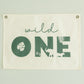 Wild One First Birthday Canvas Banner - Jungle Theme