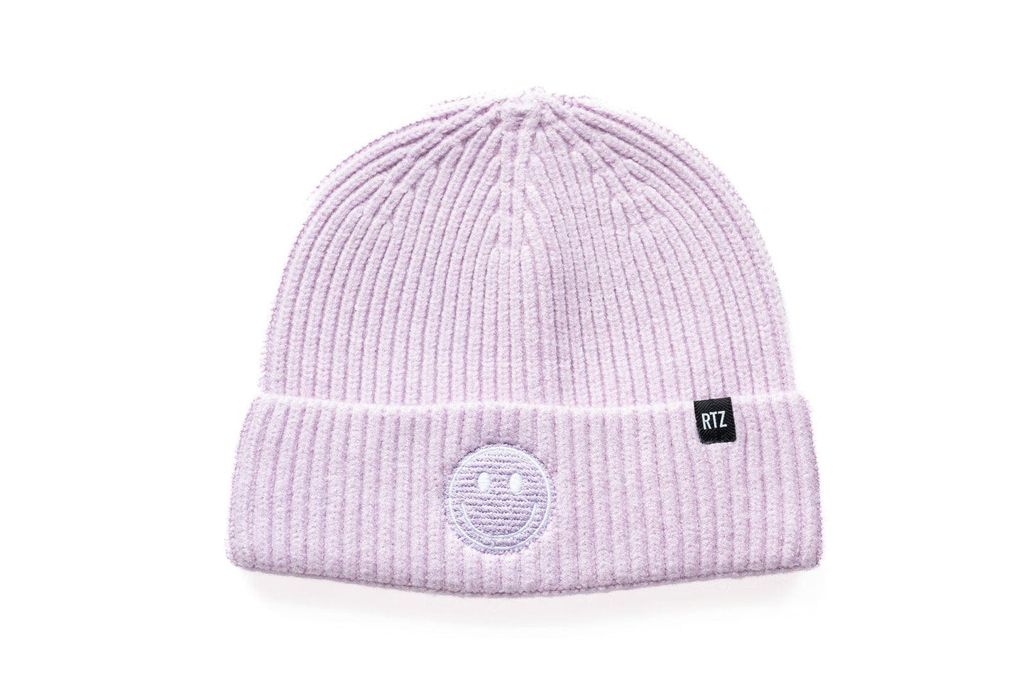 Lavender Ice Smiley Beanie