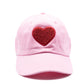 Light Pink Terry Heart Hat