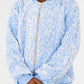 Light Blue Velvet Sequin Jacket