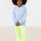 Light Blue Velvet Sequin Jacket