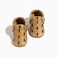 Weathered Brown Lightning Moccasin Baby Shoe