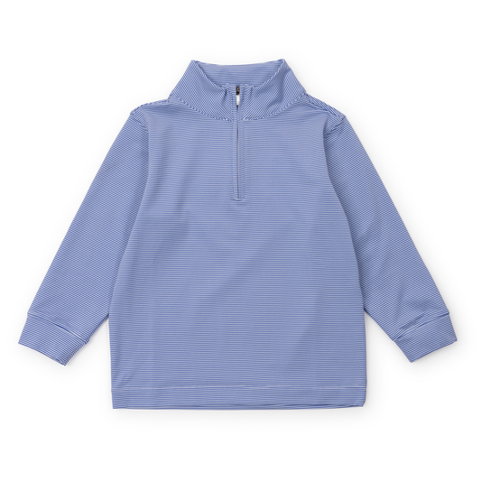 Sam Performance Pullover by LH Sport - Blue Stripes