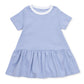 Lottie Girls' Dress - Blue Stripes