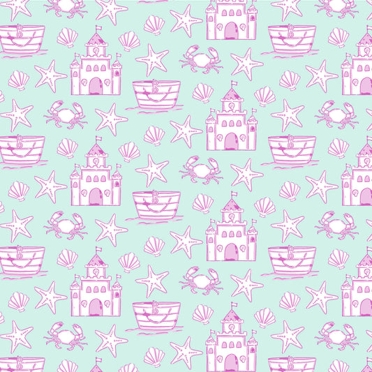 Camden Girls' Dress - Sandcastles Pink