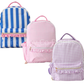 Custom Embroidered Ruffle Backpack - Gingham or Stripes