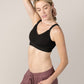 Mia Maternity & Nursing Lounge Bra | Black