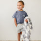 Grey Checkered Plush Blanket
