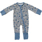 Bluebell Pointelle Bamboo Zipper