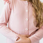 Vintage Pink Ruffle Cardigan