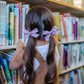 Violet | Pigtail Set - Hand-tied Bow